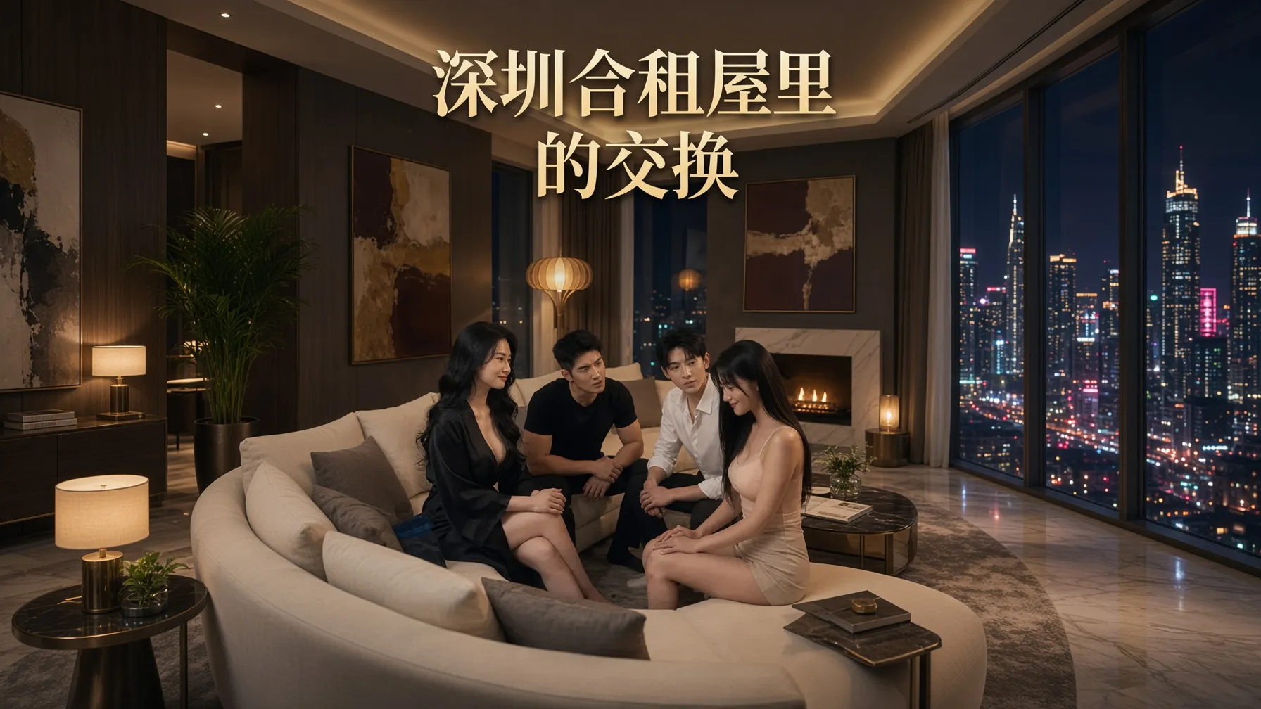 深圳合租屋里的交换 AI成人短剧 完整版01-15集 封面
