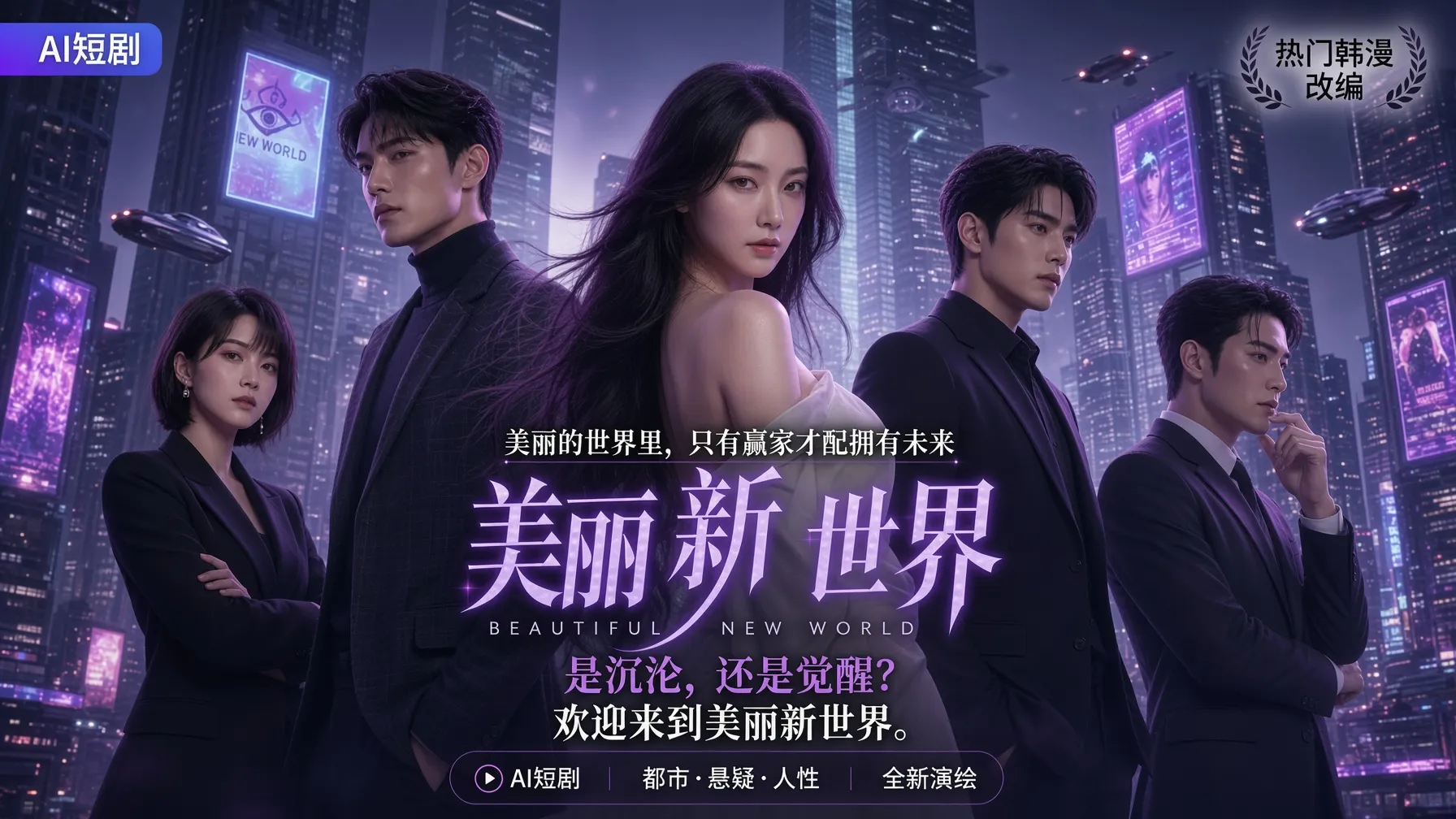 美丽新世界 AI成人短剧 完整版01-19 封面