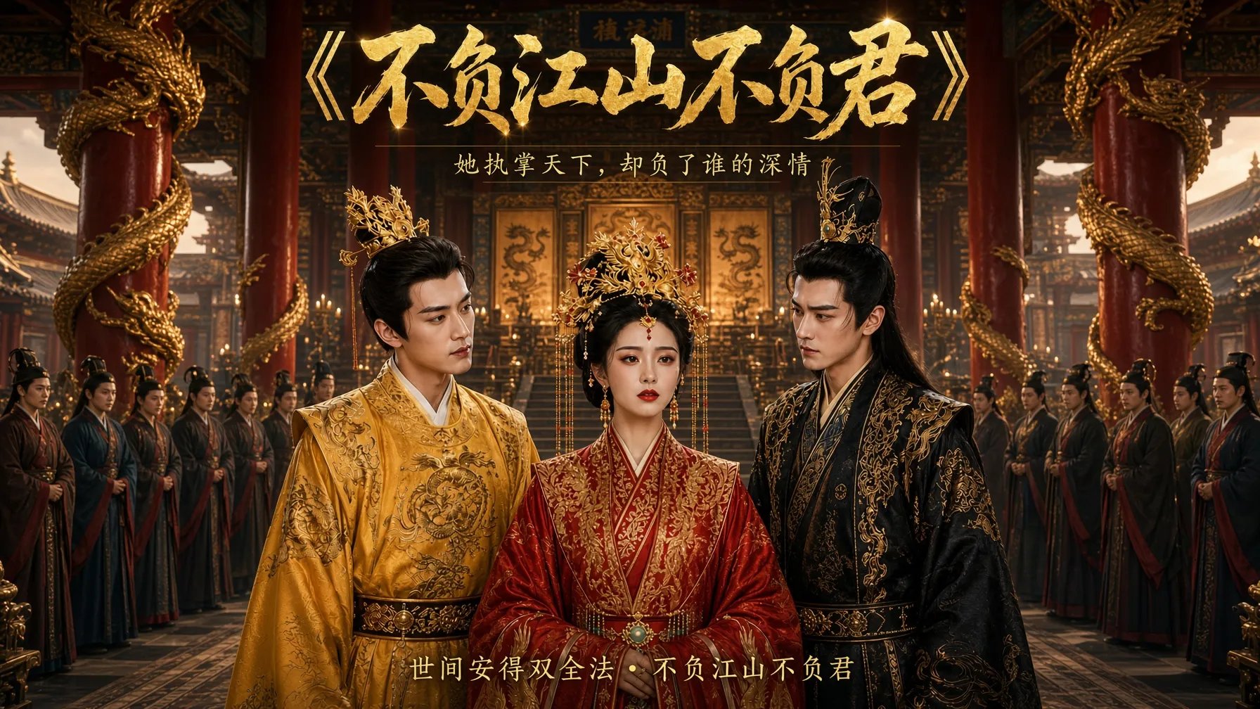 不负江山不负君海报 AI成人短剧 完整版01-11集