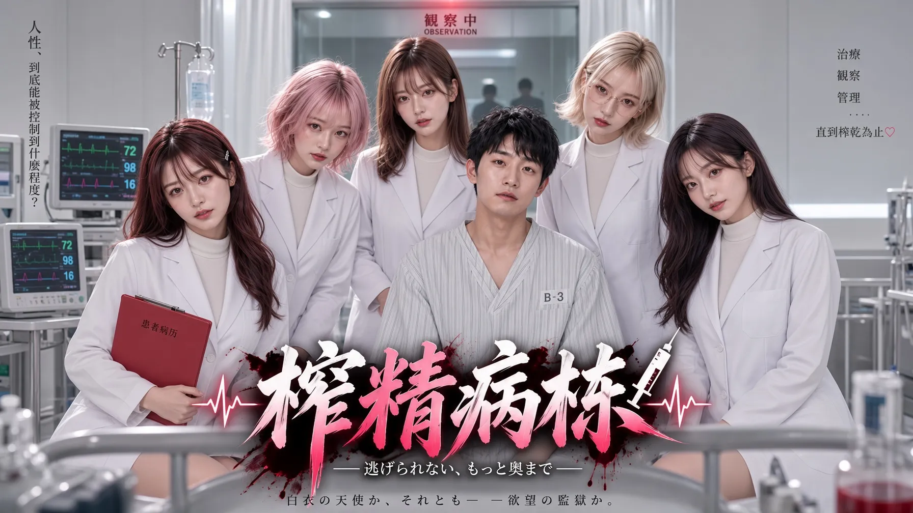 榨精病棟 AI成人短剧 完整版01-05集 封面