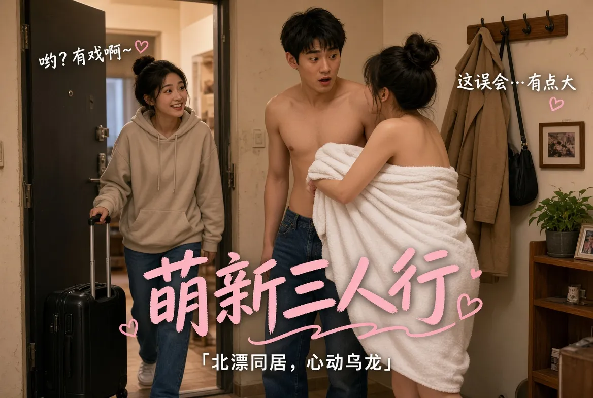 萌新三人行 AI成人短剧 01-03集 封面
