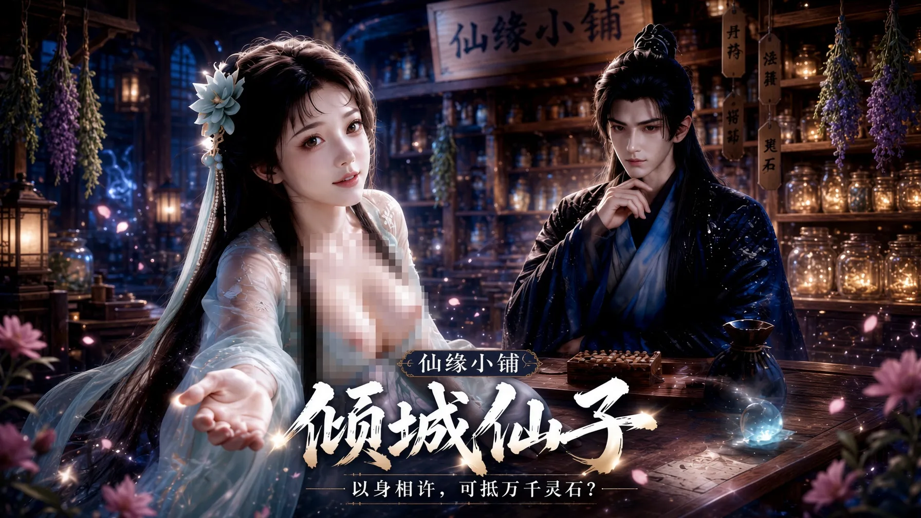 仙缘小铺 AI成人漫剧 完整版01-03集 封面