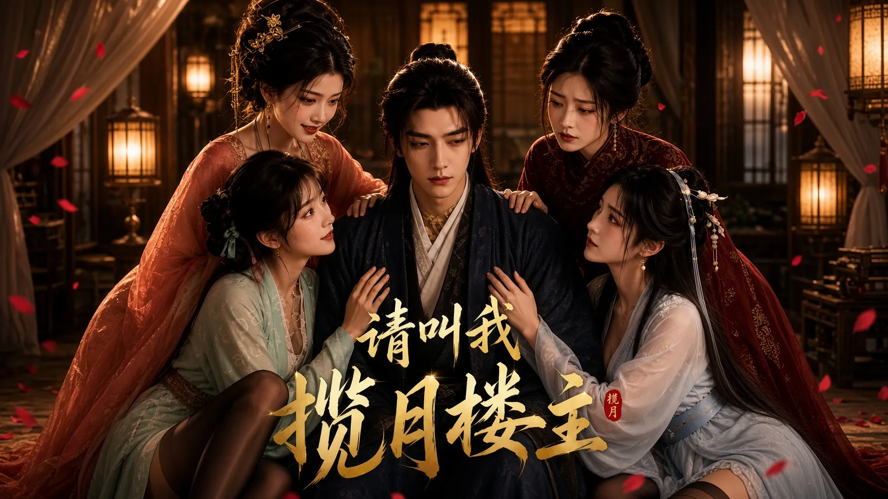 请叫我揽月楼主 AI成人短剧 完整版01-05集 封面