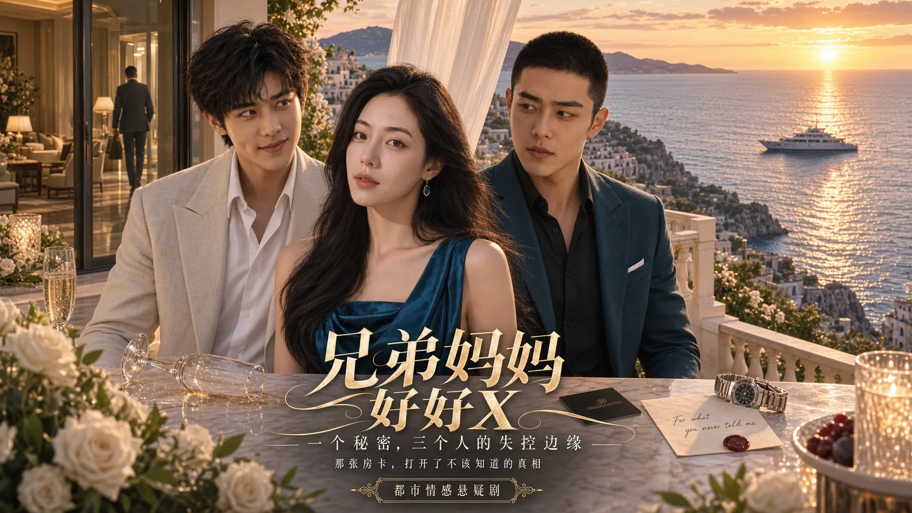 兄弟妈妈好好操 AI成人短剧 完整版01-06集 封面
