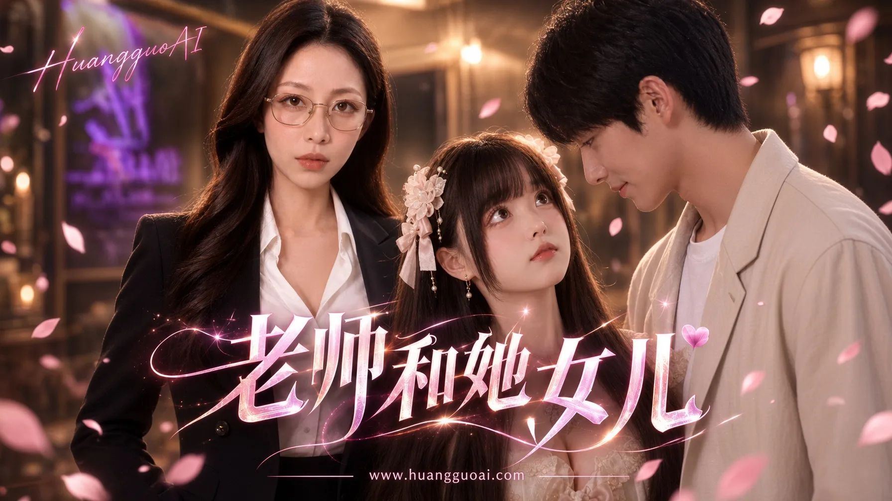 老师和他女儿都可爱 AI成人短剧 完整版01-05集 封面
