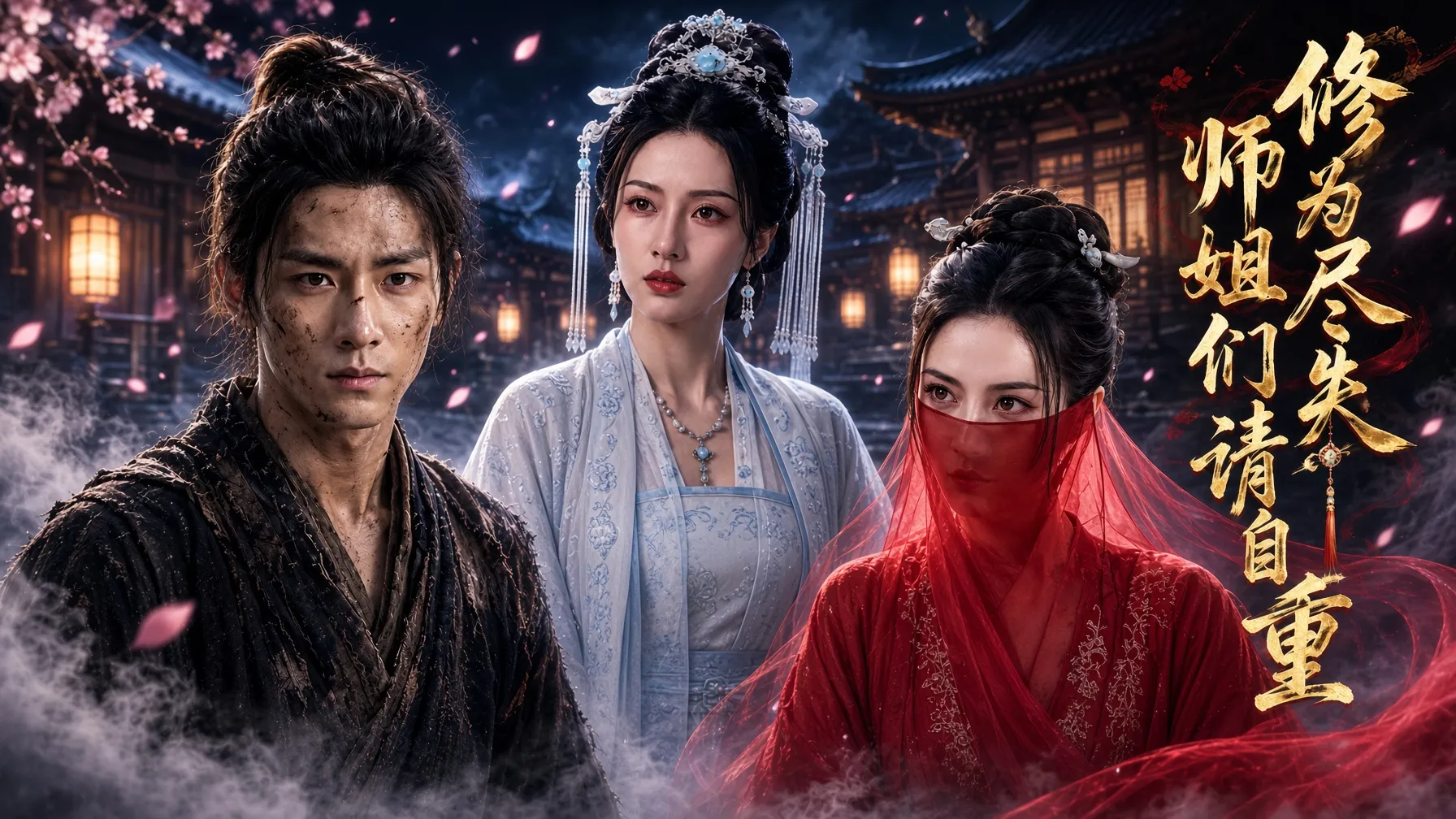 修为尽失师姐们请自重 AI成人短剧 完整版01-08集 封面
