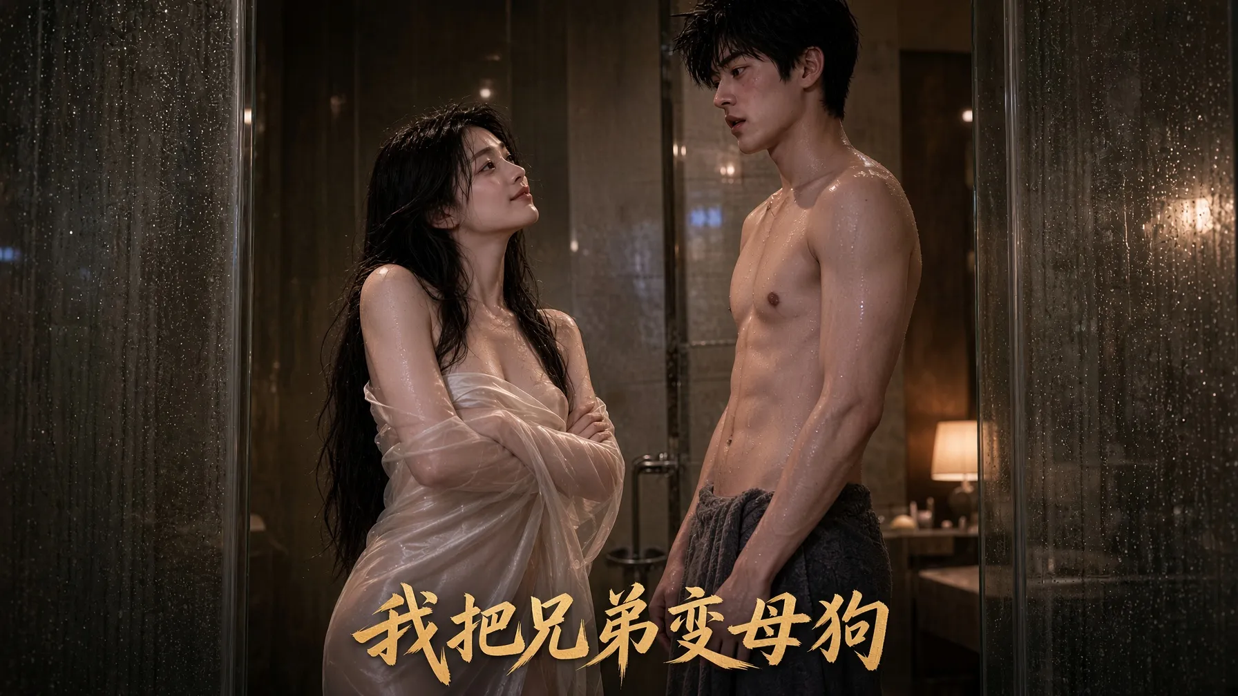 我把兄弟变成母狗 AI成人短剧 完整版 封面