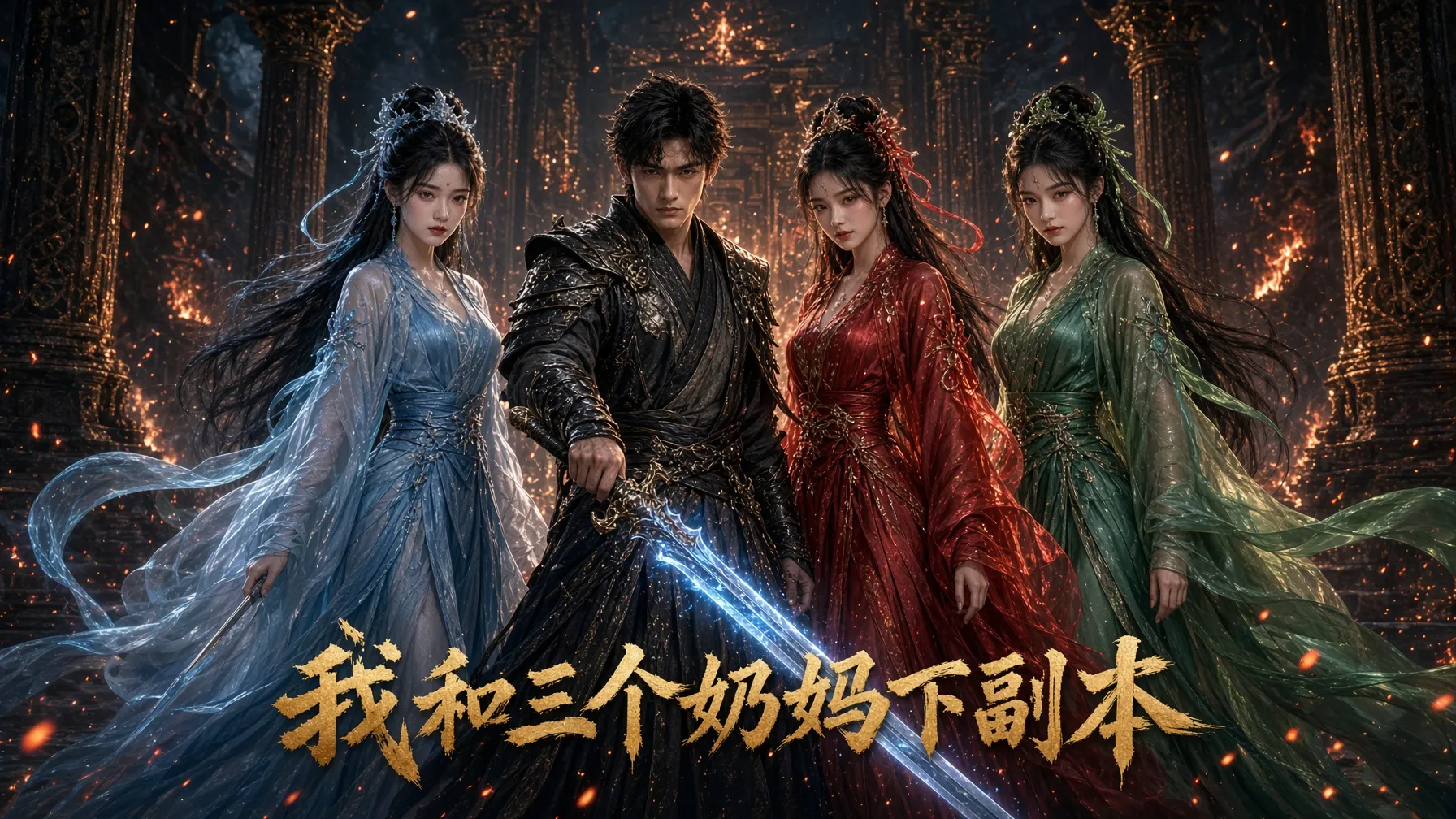 我和三个奶妈下副本 AI成人漫剧 完整版