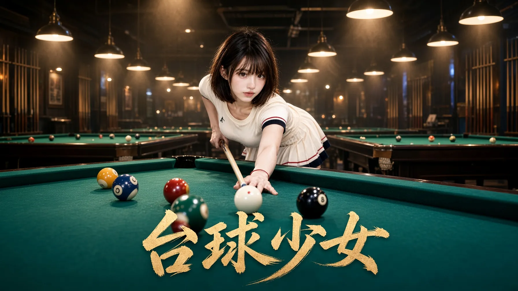 台球少女 AI成人短剧 完整版
