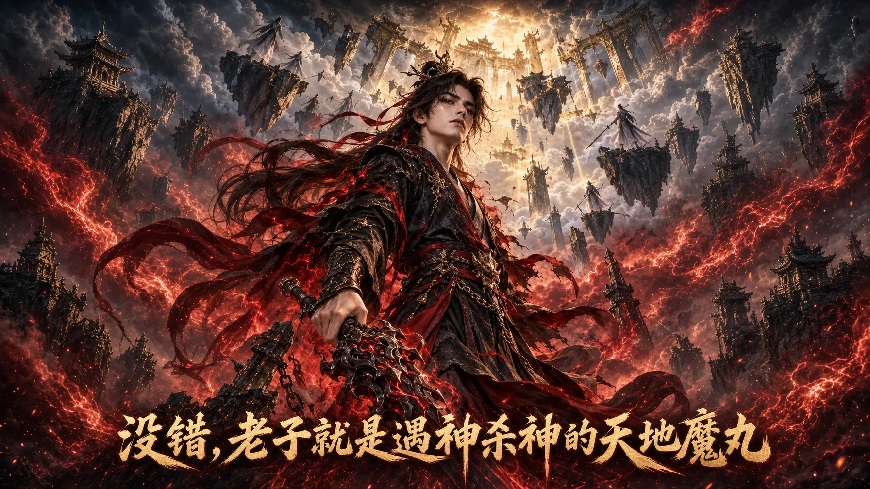 没错 老子就是遇神杀神的天地魔丸 AI成人漫剧 完整版