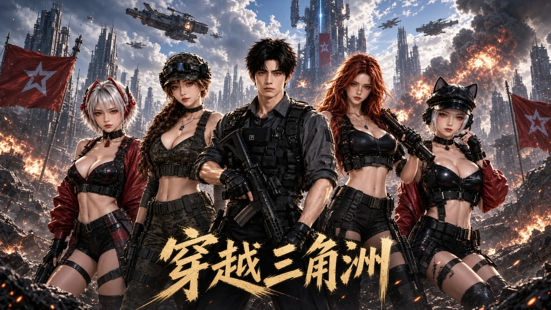 穿越三角洲 AI成人漫剧 完整版 封面