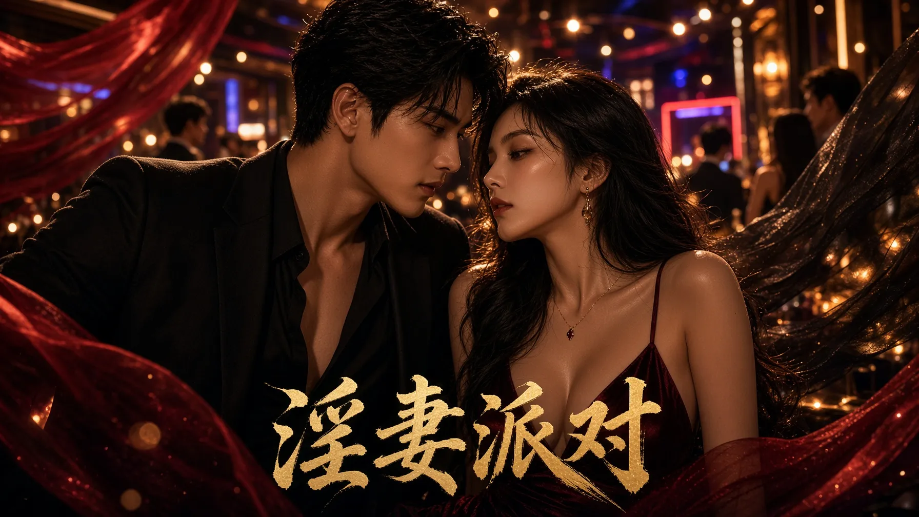 淫妻派对 AI成人短剧 完整版 封面