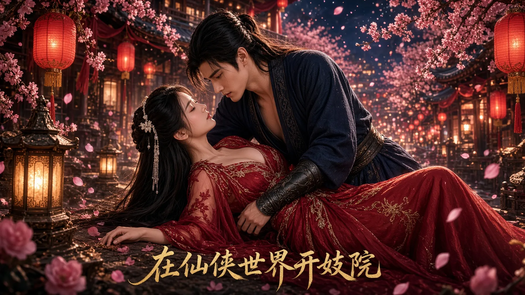 在仙侠世界开妓院 AI成人短剧 完整版 封面