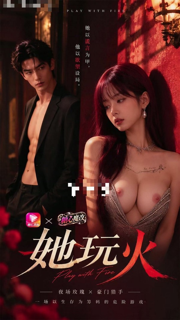 《她玩火》海报