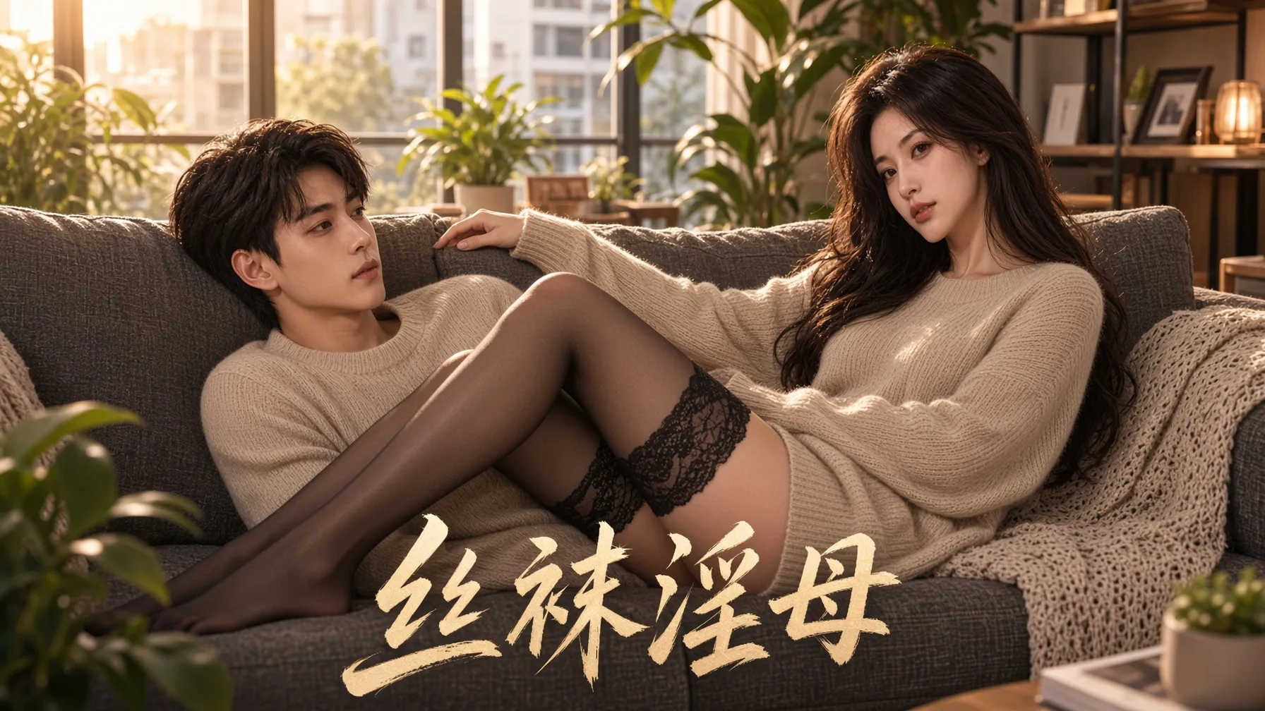 丝袜淫母 AI成人短剧 完整版 封面