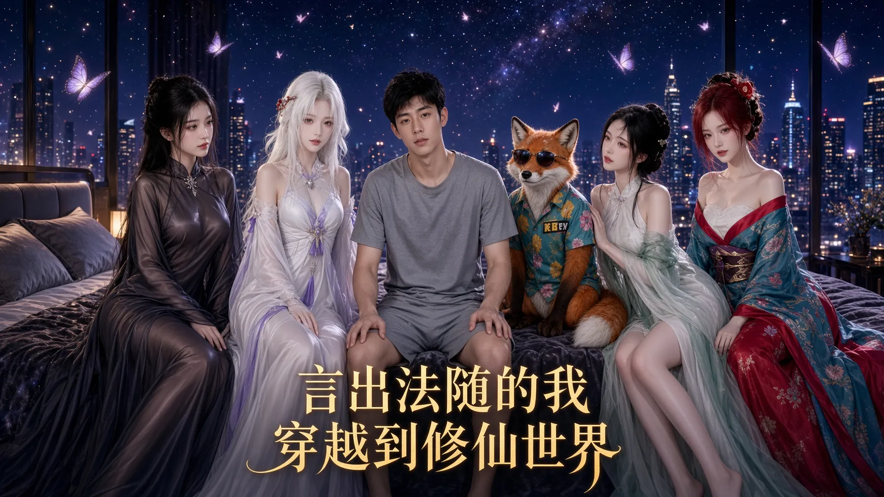 言出法随的我穿越到修仙世界 AI成人漫剧 完整版