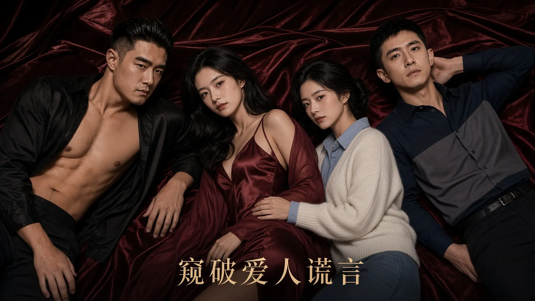窥破爱人谎言 AI成人短剧 完整版 封面