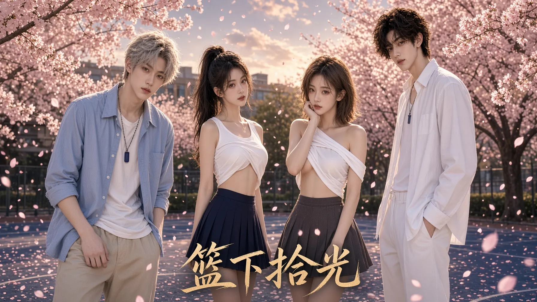 篮下拾光 AI成人短剧 完整版 封面