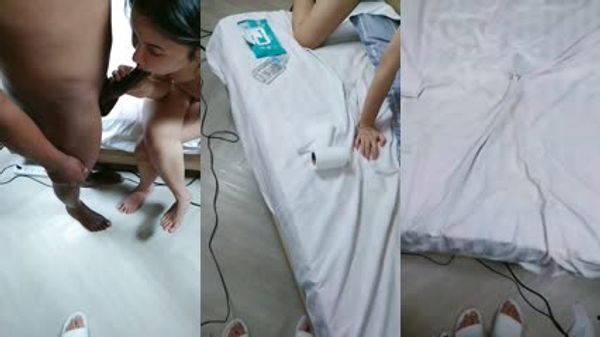 黑鬼干少妇露脸口交大鸡巴，让黑鬼慢慢插进去好疼，鸡巴不让插到底受不了浪叫不止