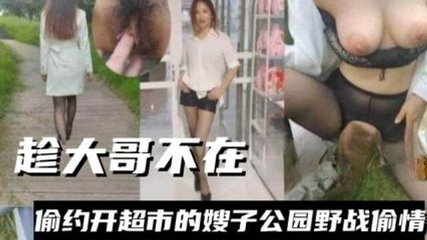 趁大哥不在，偷约开超市嫂子公园野战偷情 封面