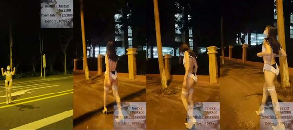 推特網紅 FSS 馮珊珊 戶外露出福利 88美少女戰士-高畫質