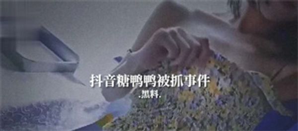 抖音糖鸭鸭被抓事件 封面
