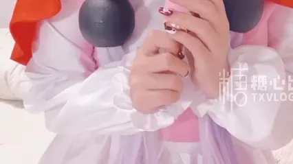 超萌极品可爱网红美少女小晗喵龙女仆的COS康纳 双穴轮插 粉嫩欲滴 超可爱的小美女