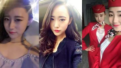 网曝门事件女神级东航空姐小雨与男友啪啪不雅视频流出