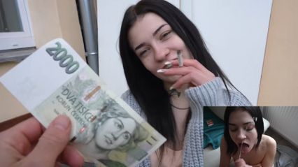捷克街头搭讪 性感辣妹被金钱诱惑 到家中先深喉口交我的肉棒 无套后入抽插撞击蜜桃屯 叫声非常美妙 封面