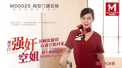 麻豆传媒 MD0025 空姐 杜冰若 封面