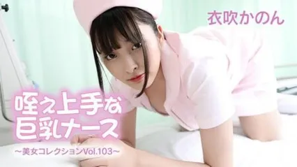 HEYZO-3762 擅长口交的巨乳骚护士 ～美女精选集 Vol103～ —— 衣吹花音 封面