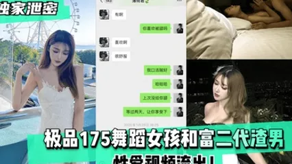 独家泄密极品175舞蹈女孩和富二代渣男性爱视频流出 全集 封面