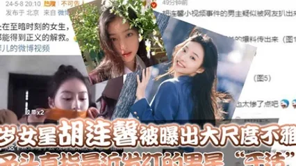 23岁女星胡连馨被曝出大尺度不雅片矛头直指最近发红的男星于适 全集 封面