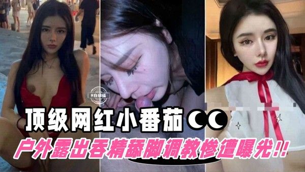 被包养户外露出舔脚吞精等调教惨遭粉丝曝光！网红小番茄的世界末日 封面