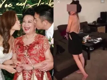 网曝门大事件！疑似薛家燕儿媳陈素怡与老外不雅性爱视频流出 结婚当天在国外网站曝光全网疯传 封面