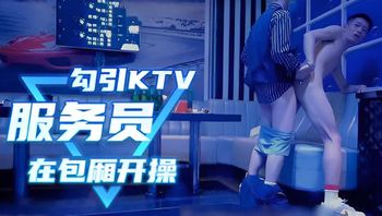 勾引KTV服务员—包厢里的激情开操