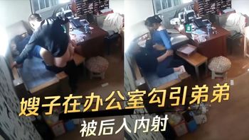嫂子在办公室勾引弟弟 被后入内射 封面