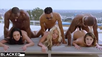 BLACKED - Teanna Trump、Adriana Chechik 和 Vicki Chase 在 BBC GB 中。说得够多了 封面