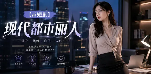 现代都市丽人 AI短剧 深夜加班厕所中被清洁工猛男强上 粗暴抽插狠操被内射中出