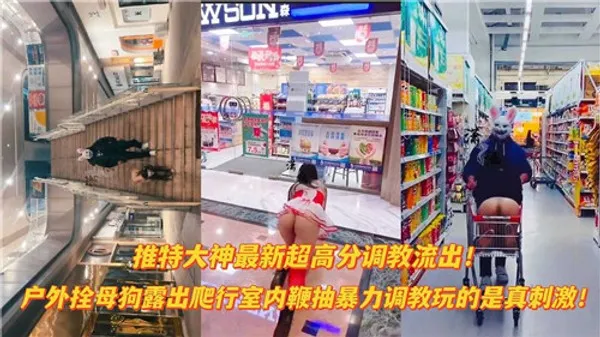 推特大神.最新超高分调教流出户外栓母狗露出爬行室内鞭抽暴力调教 第1集
