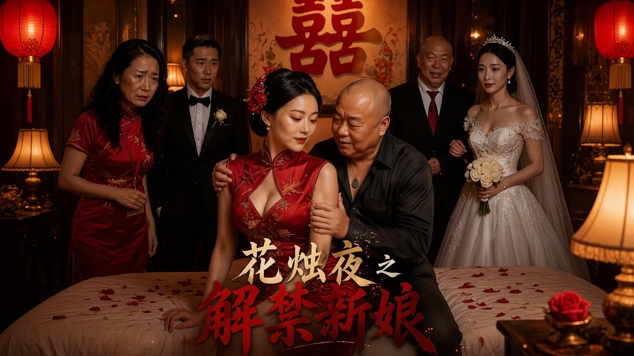 花烛夜之解禁新娘 AI成人短剧 花烛夜被岳父强上夺走初夜 强吻新娘掏出大屌强上猛操骚逼 封面
