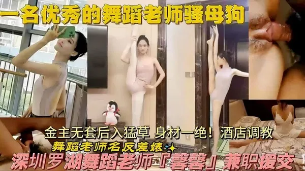 知名舞蹈老师 馨馨 与金主性爱视频惨遭泄露 酒店内被调教成母狗 无套后入爆操反差婊名婊 封面