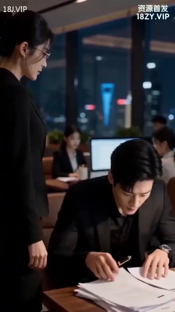 AI成人短剧 激情办公室