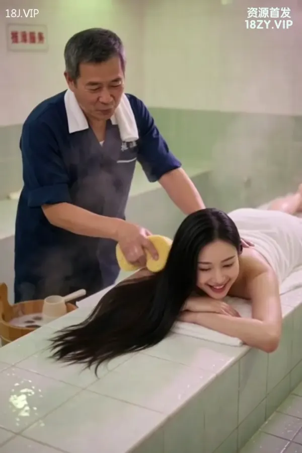 AI短剧 搓澡大爷的一天