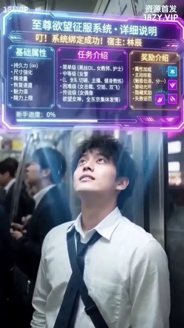 AI成人短剧 我是欲望之神 封面